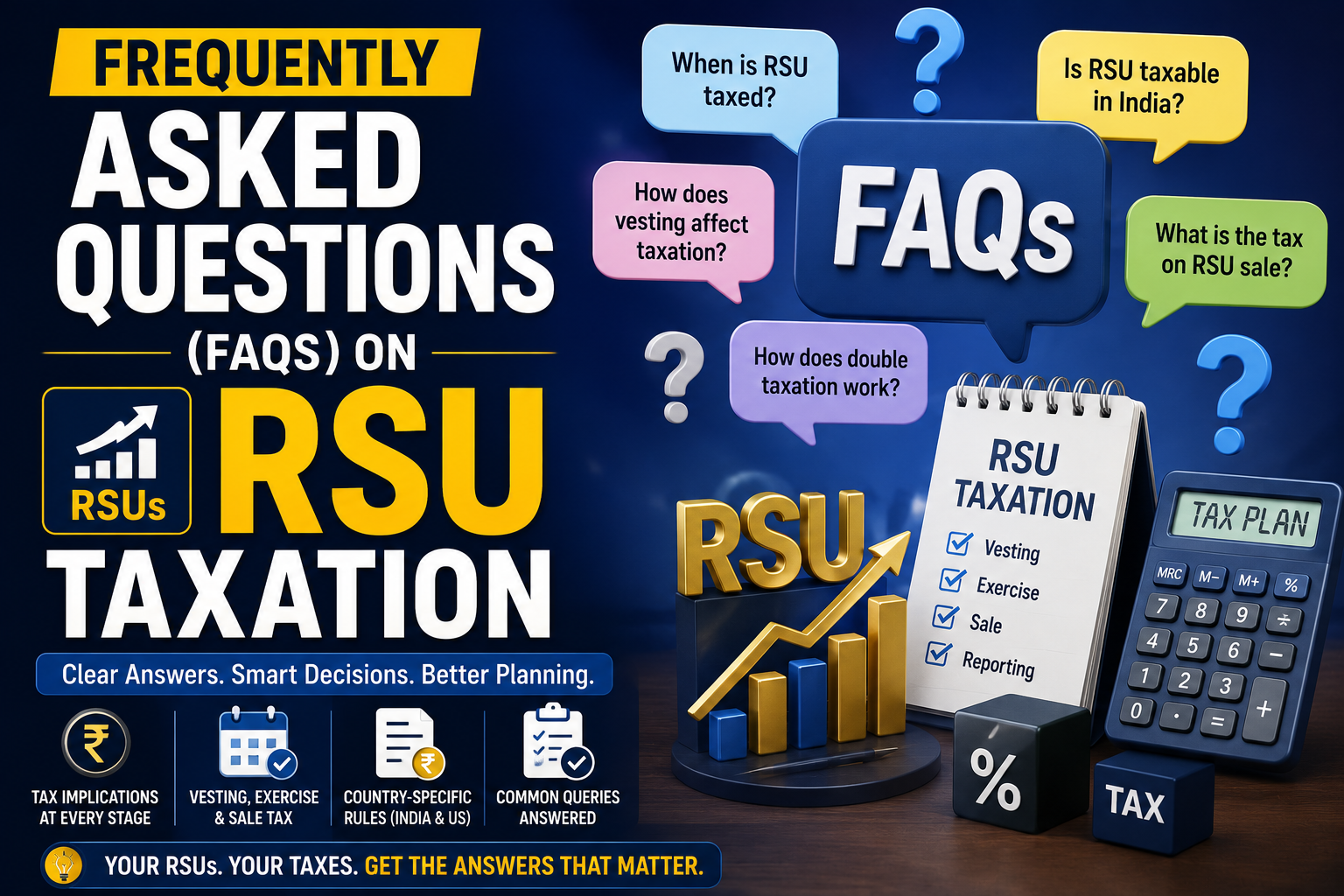 Frequently Asked Questions (FAQs) On RSU Taxation
